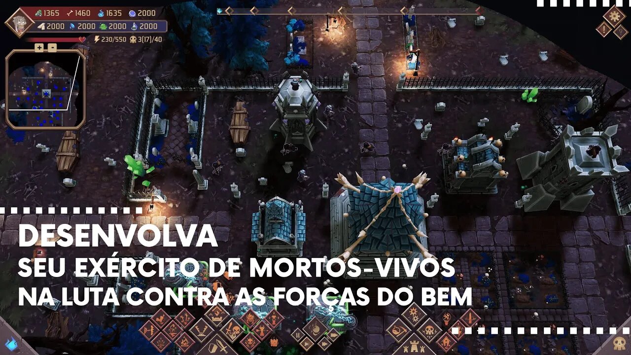 NecroCity - Guie e Desenvolva seu Exército de Mortos-Vivos na Luta Contra as Forças do Bem