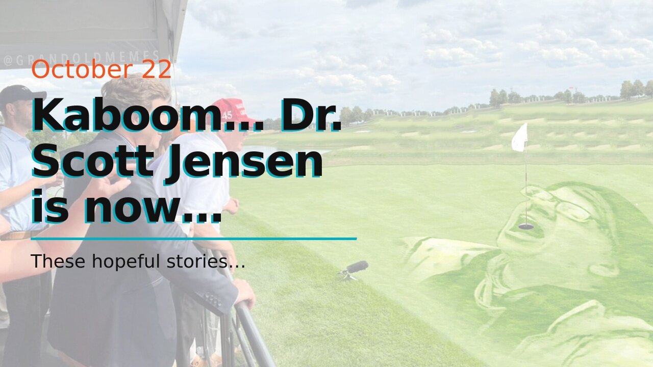 Kaboom… Dr. Scott Jensen is now leading Tim Walz in Minnesota…