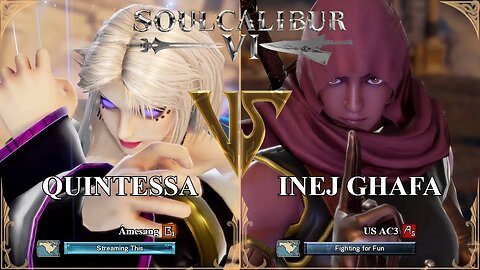 SoulCalibur VI — Amesang (Quintessa) VS US AC3 (Inej Ghafa) | Xbox Series X Ranked