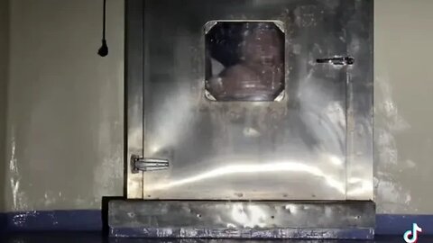 There is somone in there with him.