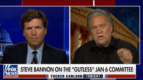 STEVE BANNON - on Tucker - after sham conviction