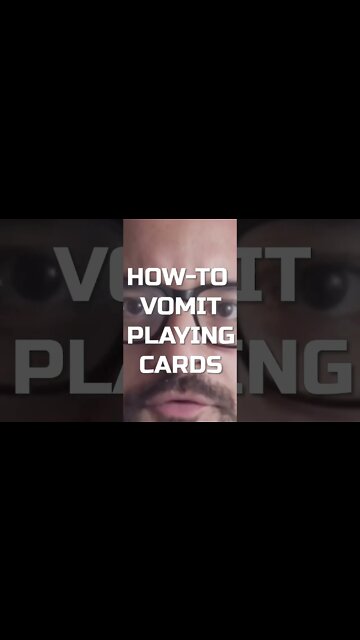 🤮THROW UP PLAYING CARDS! 🤮