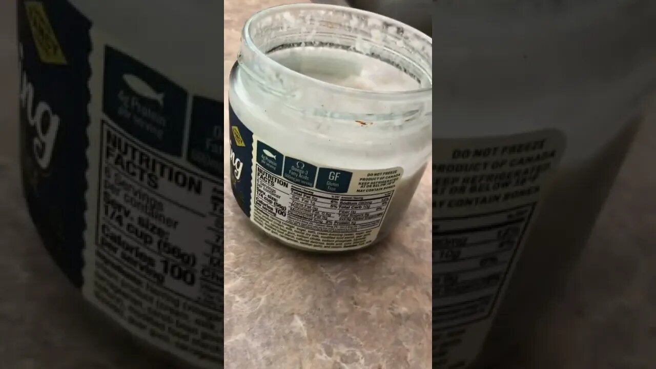 Pickled herring in cream sauce is good. On dill triscuts