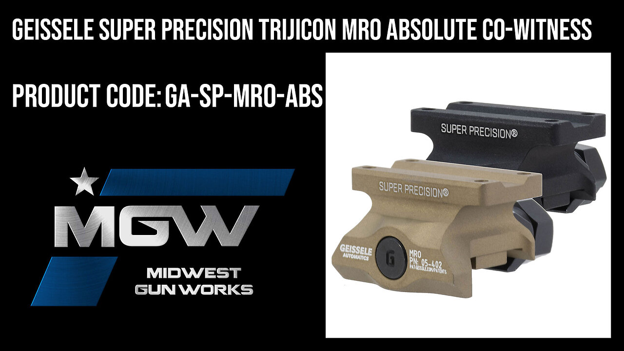 Geissele Super Precision Trijicon MRO Absolute Co-Witness