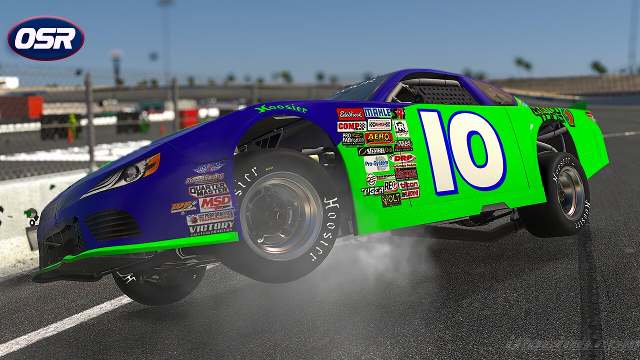 I Came, I Saw, I Spun Out: iRacing Late Model Mishaps at Kevin Harvick's Kern Raceway 🏁