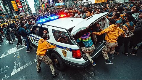 LITTLE DEVILS: Migrant Gang Invades Times Square… As Police Give Up. Cash Jordan 10-27-2024