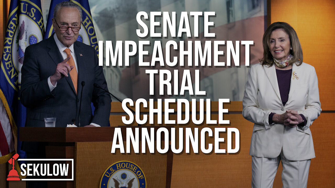 Senate Impeachment Trial Schedule Announced