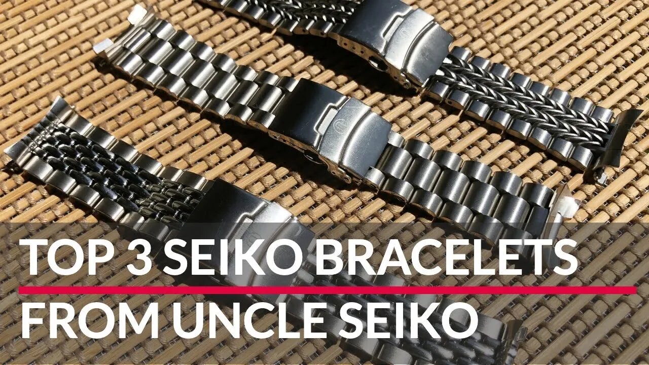 Top 3 SEIKO Bracelet Upgrades from Uncle Seiko, Beads of Rice, Razor Wire, President