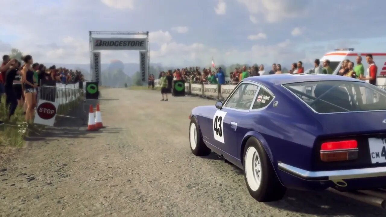 DiRT Rally 2 - 240Z Trudges Through Innerer Feld-Sprint