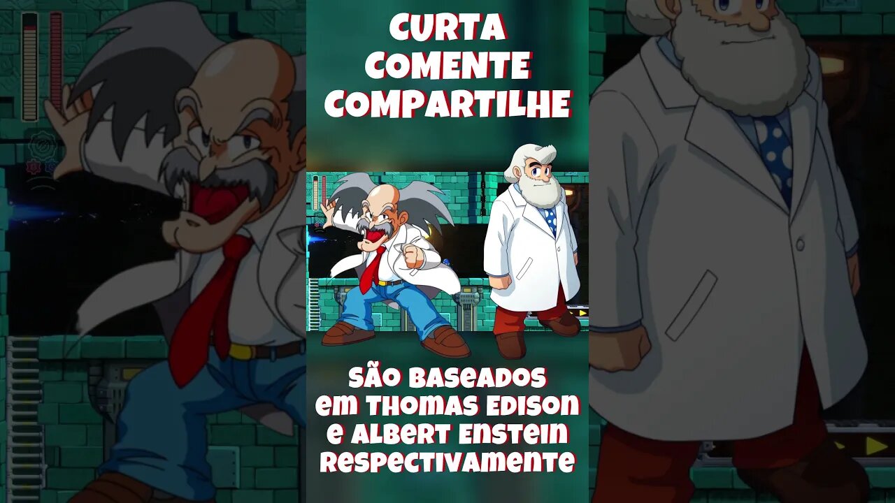 MEGA MAN E INSPIRAÇÃO EM CIENTISTAS REAIS! Dr Willy e Dr Light #shrots #shortsgaming #curiosidades