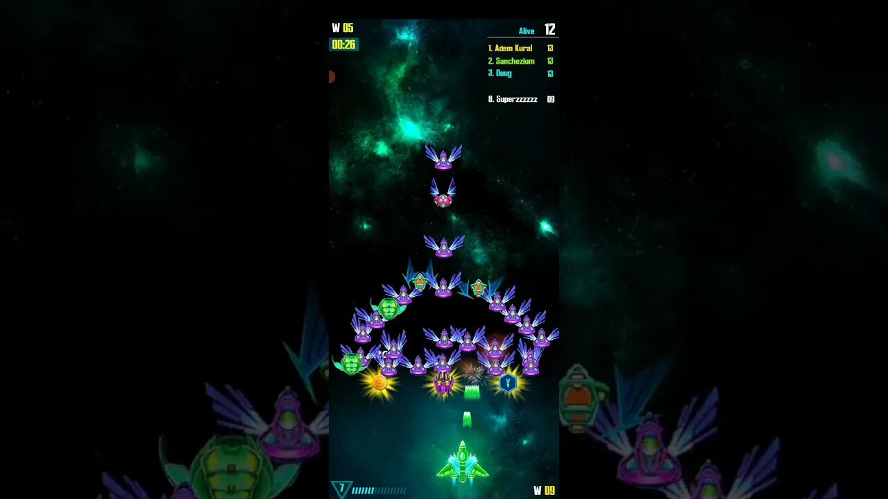GALAXY ATTACK ALIEN SHOOTER - PVP 1 vs 30 (1st place collecting all prizes)