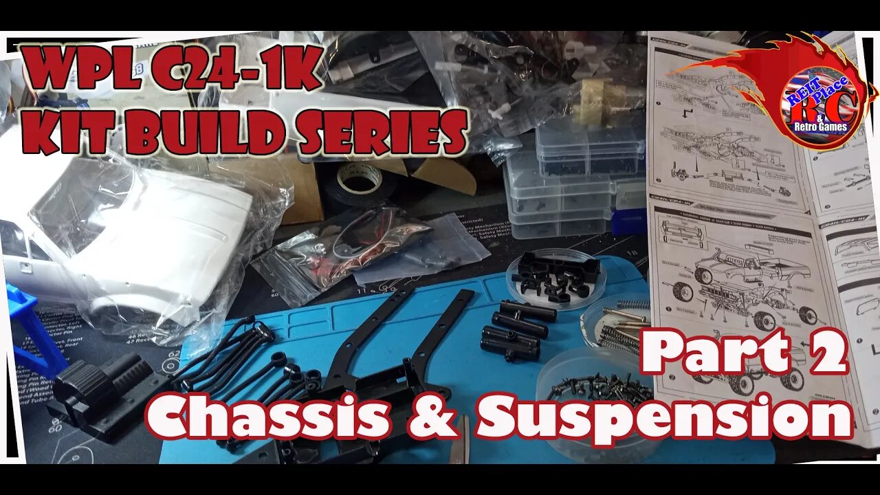 WPL C24 1K Kit Build Series Part 2 Chassis & Suspension