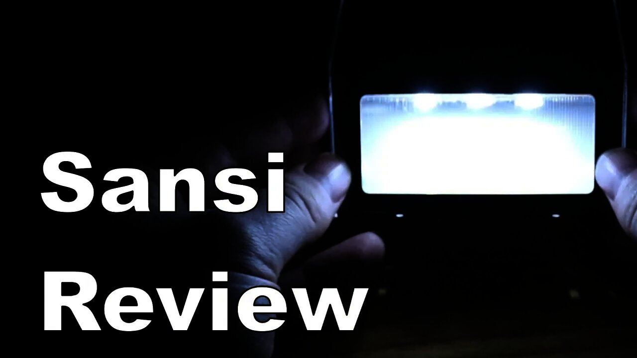 Sansi solar powered patio light review SGLEDs