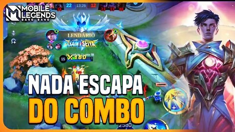 NINGUEM ESCAPA DO COMBO DESSE HERÓI!! PEGA MUITA KILL | MLBB