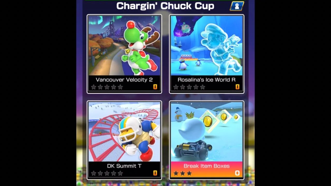 Mario Kart Tour - Chargin’ Chuck Cup Gameplay (Holiday Tour 2023)