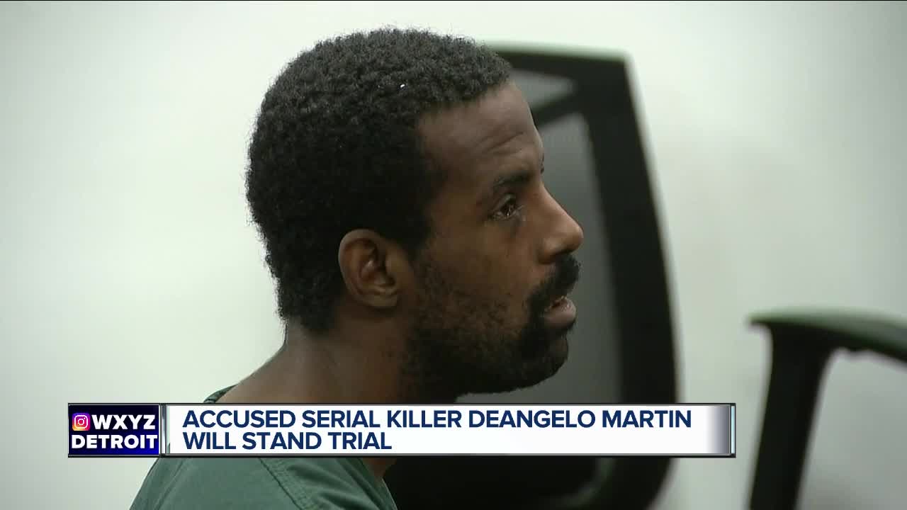 Woman testifies that she stuck suspected serial killer Deangelo Martin with box cutter multiple times