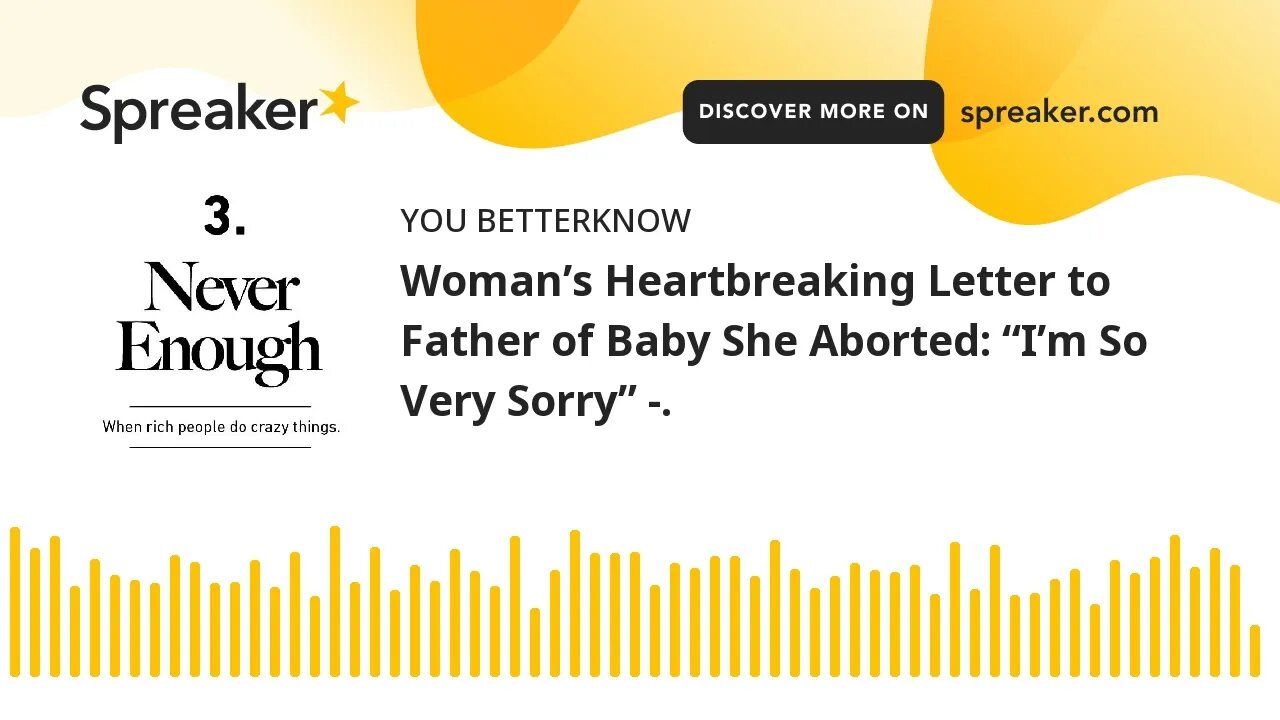 Woman’s Heartbreaking Letter to Father of Baby She Aborted: “I’m So Very Sorry” -.