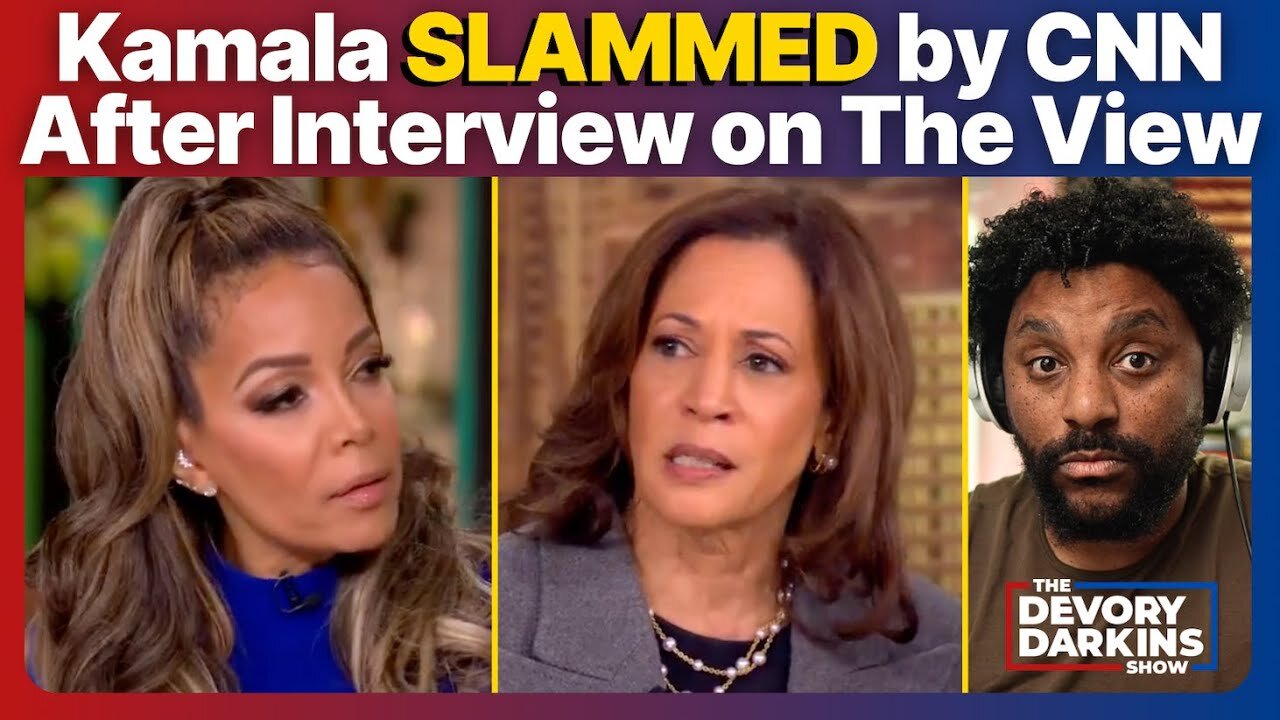 Kamala SLAMMED by CNN After Trump DERANGED Interview on The View