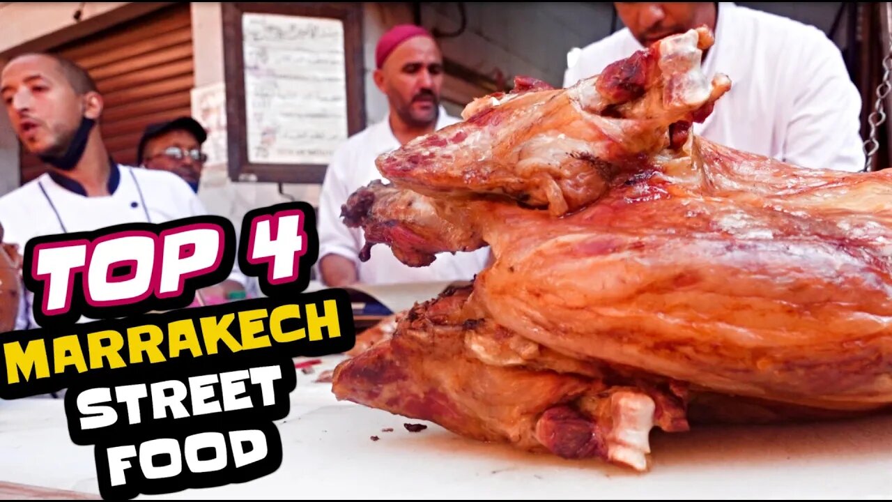 TOP 4 Marrakech Street Food 🇲🇦 Morocco food and travel