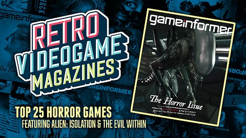 Retro Videogame Magazines - Top 25 Horror Games - Game Informer 258