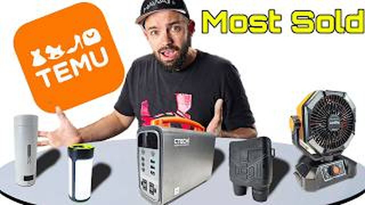 Temu TOP 5 Camping Tech! Does it Suck?