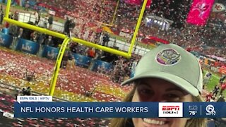 Local health care worker gets to experience Super Bowl