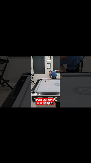 Absolute PERFECT timing for 3-Railer Bank Kick! 🎱🏧🕓 #shorts #billiards