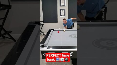 Absolute PERFECT timing for 3-Railer Bank Kick! 🎱🏧🕓 #shorts #billiards