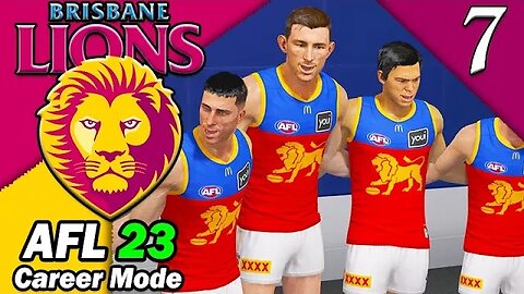 THE LIONS MAKE FINALS! AFL 23 Brisbane Lions Management Career Gameplay #7