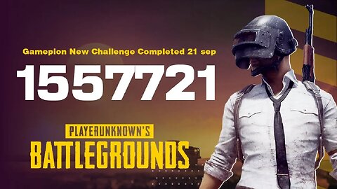 Gamepion New Challenge Completed 21 sep... #007 #pikachu #gaming #game #pubg #challenge #21september