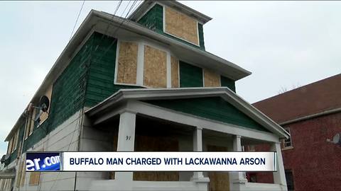 Buffalo man charged in Lackawanna fire that injured family