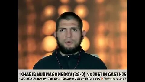 Khabib Nurmagomedov destroys Stephen A Smith when asked about Conor Mcgregor rematch