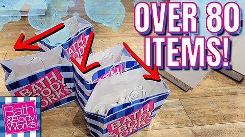 MASSIVE HAUL! | OVER 80 ITEMS! | BATH & BODYWORKS | ELK GROVE, CA | #bathandbodyworks #candles