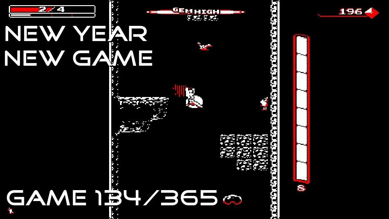 New Year, New Game, Game 134 of 365 (Downwell)