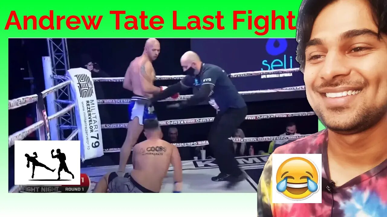 Andrew Tate Last Fight Knock Out Reaction #andrewtate #fight #kickboxing #tatespeech #kickboxing