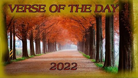 Verse of the Day April 22nd 2022