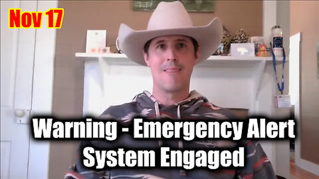 Derek Johnson Warning Nov 17 - Emergency Alert System Engaged