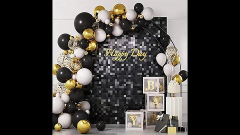 3-25pcs wedding party square sequin background panel baby shower background