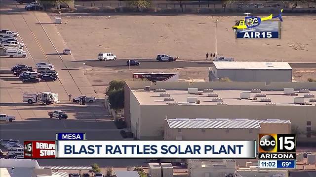 Three injured in explosion at Phoenix-Mesa Gateway Airport