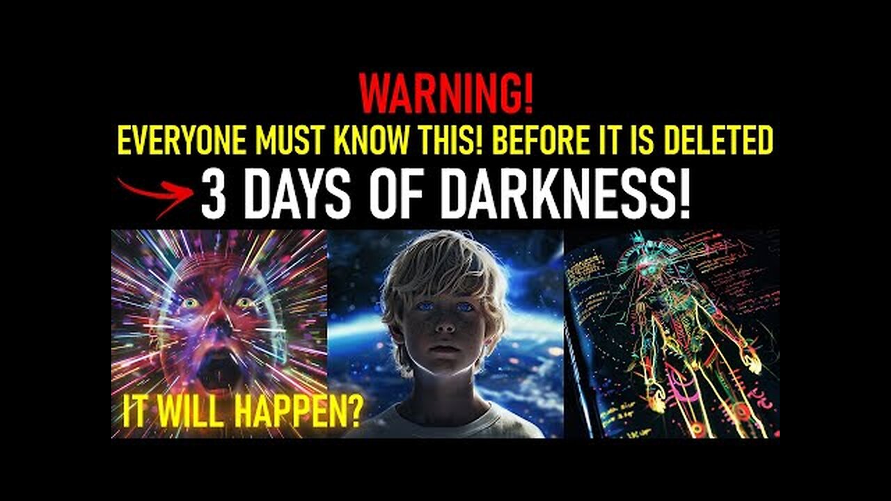 3 DAYS OF DARKNESS!! IT WILL HAPPEN? EVERYONE MUST KNOW!