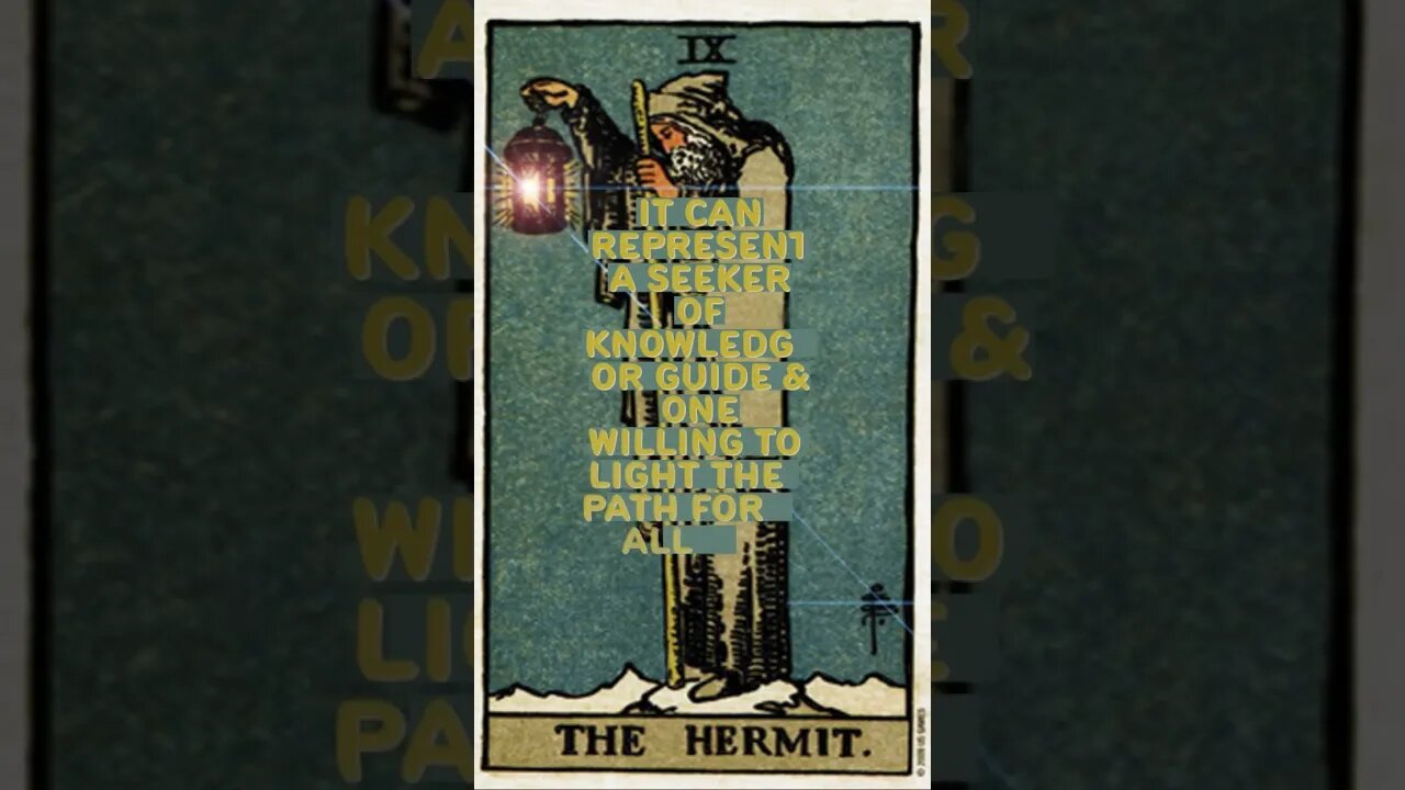 TAROT- The Hermit Card ~ What is in the cards? #shorts #inspiration #tarot