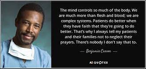 The Mind Controls The Body!!