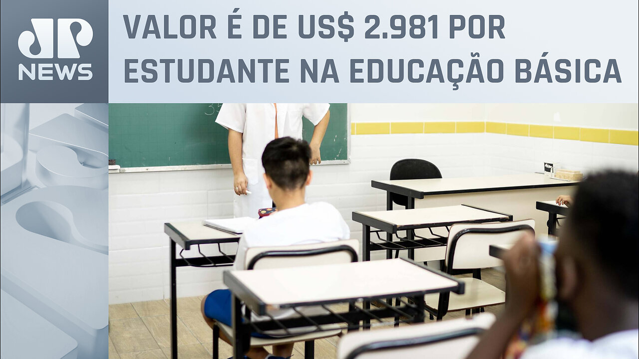 Gasto por aluno no Brasil é o 3º pior entre 42 países, aponta pesquisa