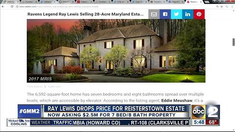 Ray Lewis drops price for Reisterstown home