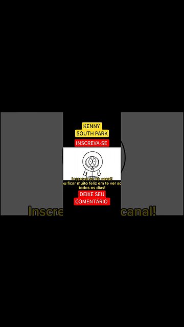 COMO DESENHAR KENNY - SOUTH PARK #shorts #southpark #kenny