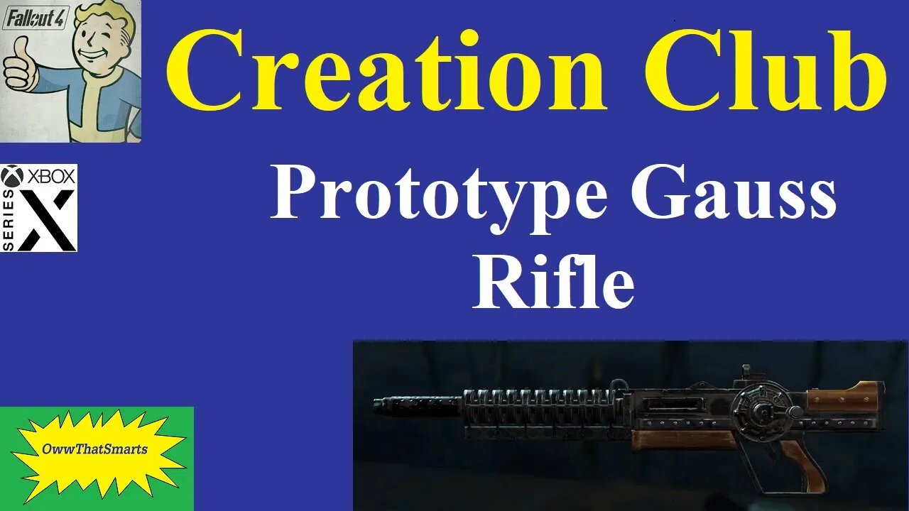 Fallout 4 - Creation Club: Prototype Gauss Rifle