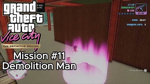 GTA Vice City Definitive Edition - Mission #11 - Demolition Man [No Commentary]