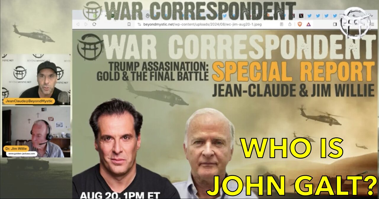 JEAN CLAUDE W/ Jim Willie MORE ON THE DOLLAR COLLAPSE. TICK TOCK USD FAILING. TY JGANON, SGANON