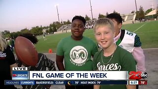Playing football with future Kern County stars