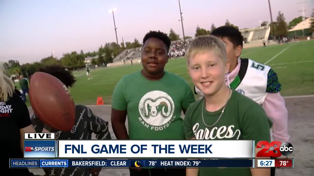 Playing football with future Kern County stars